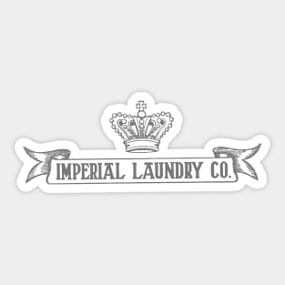 Imperial Laundry Grey Sticker